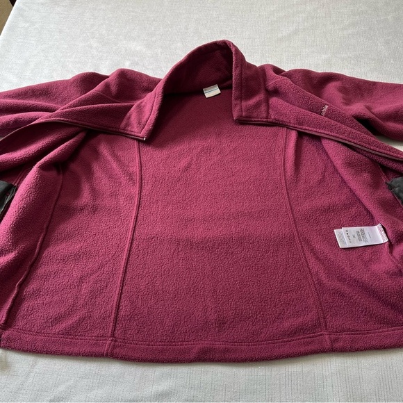 Columbia Women's Benton Springs Full Zip Fleece Jacket  Plus Size 1X - Picture 9 of 9